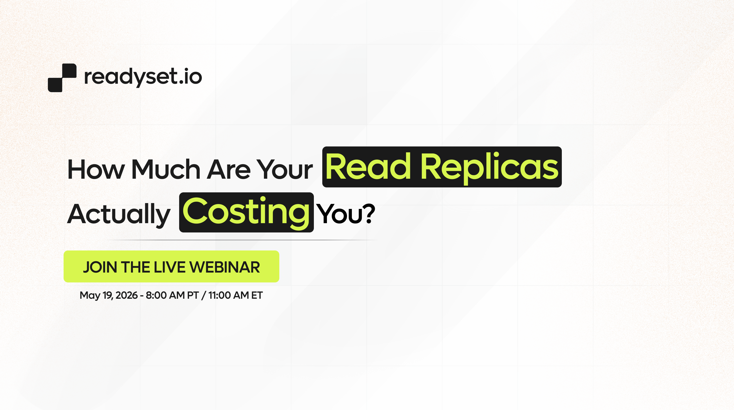 How Much Are Your Read Replicas Actually Costing You? banner